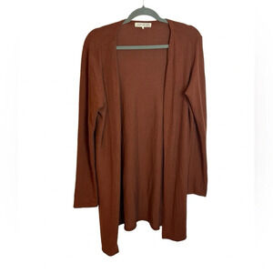 Joah Brown Terra Cotta Fuzzy Luna Cardigan